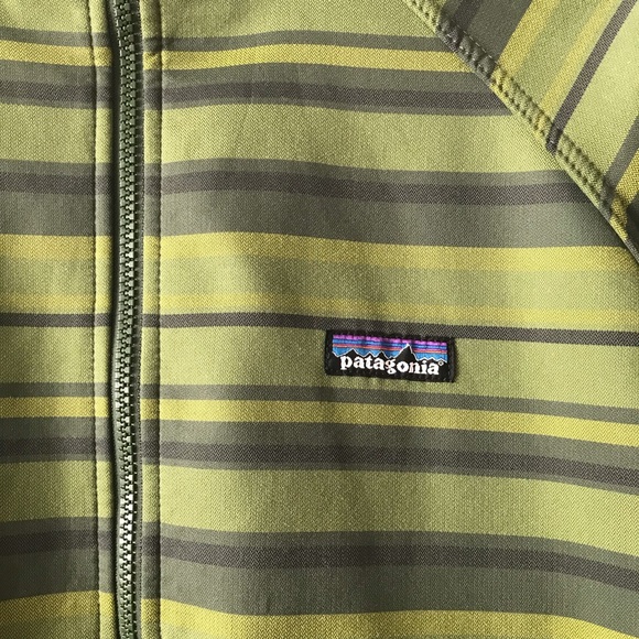 Patagonia Sweatshirt Striped Pullover Hoodie Full Zip Jacket - Picture 5 of 11